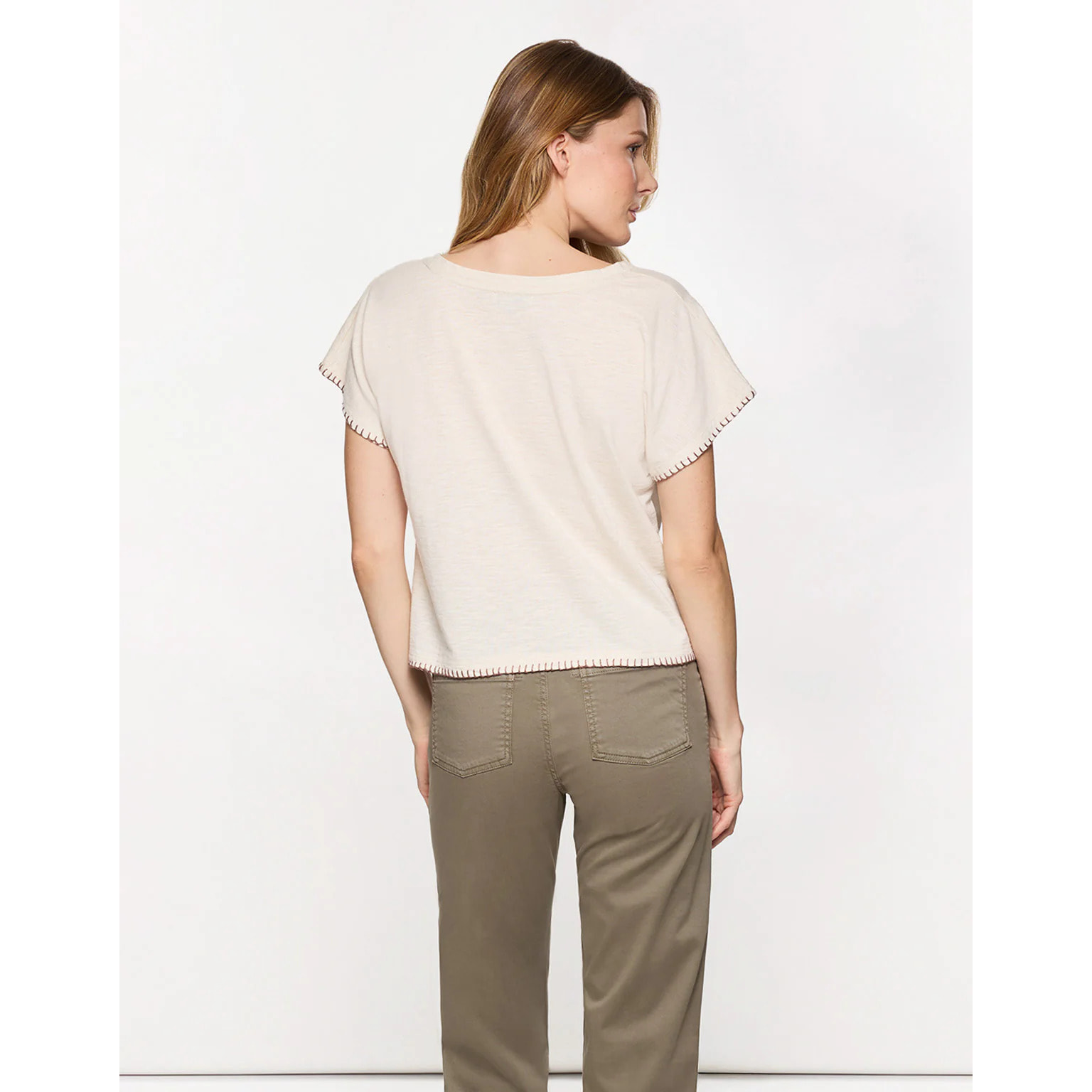 Camiseta Manga Corta Beige - Tradu