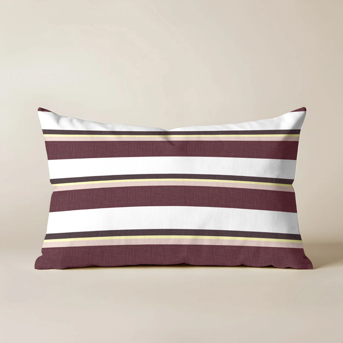 Housse de coussin Kai Grenat - 100% coton - Multicolore - 30x50 cm