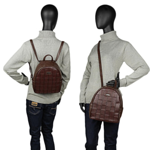 Bolso Mochila Mujer Lois Crossover Marron