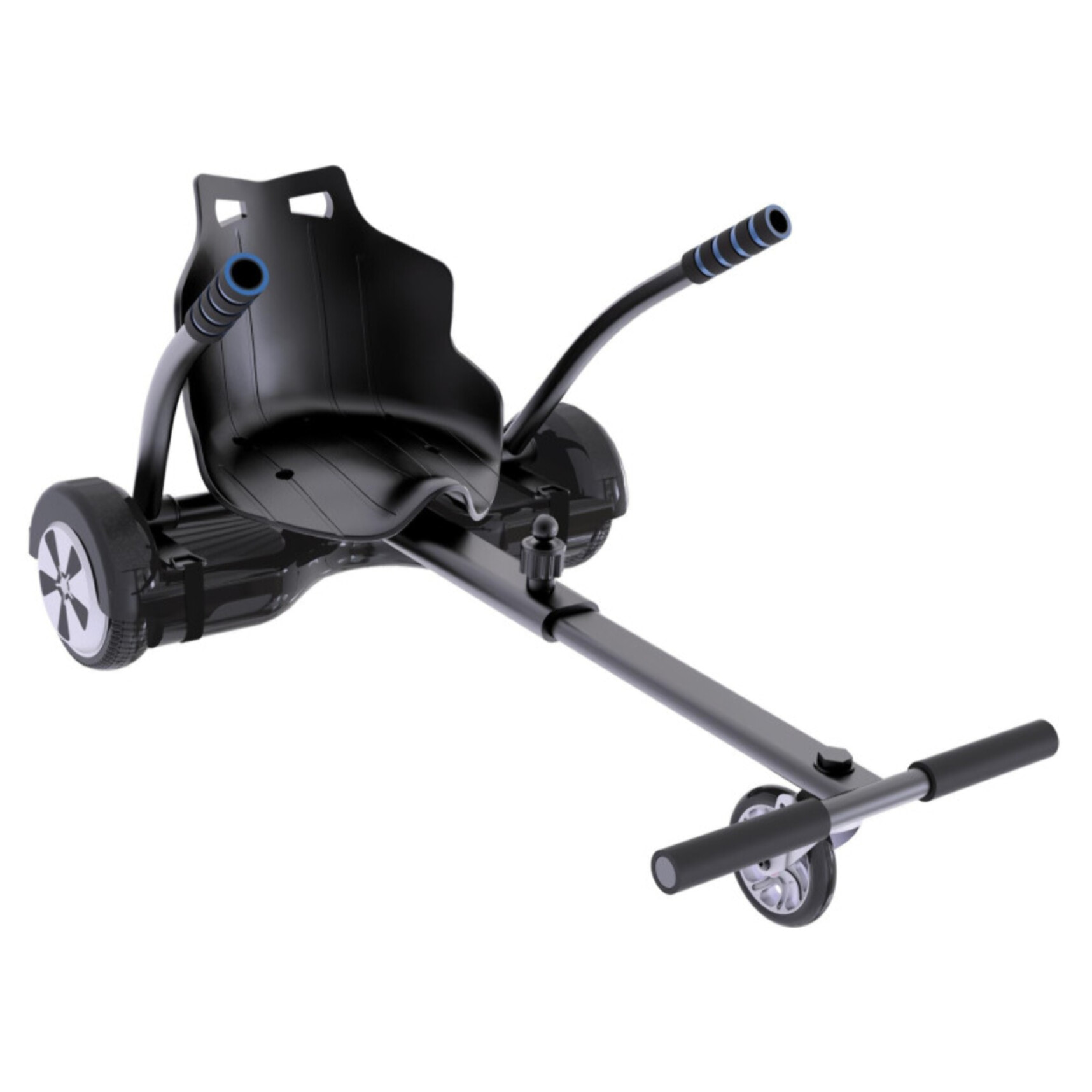 UrbanGlide Kart Pilot pour hoverboard - Noir- compatible toutes marques- longueur ajustable