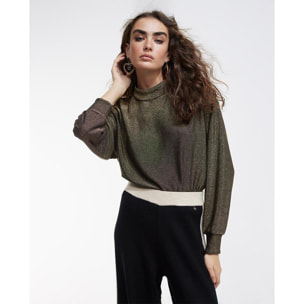 Maglione in maglia di lurex