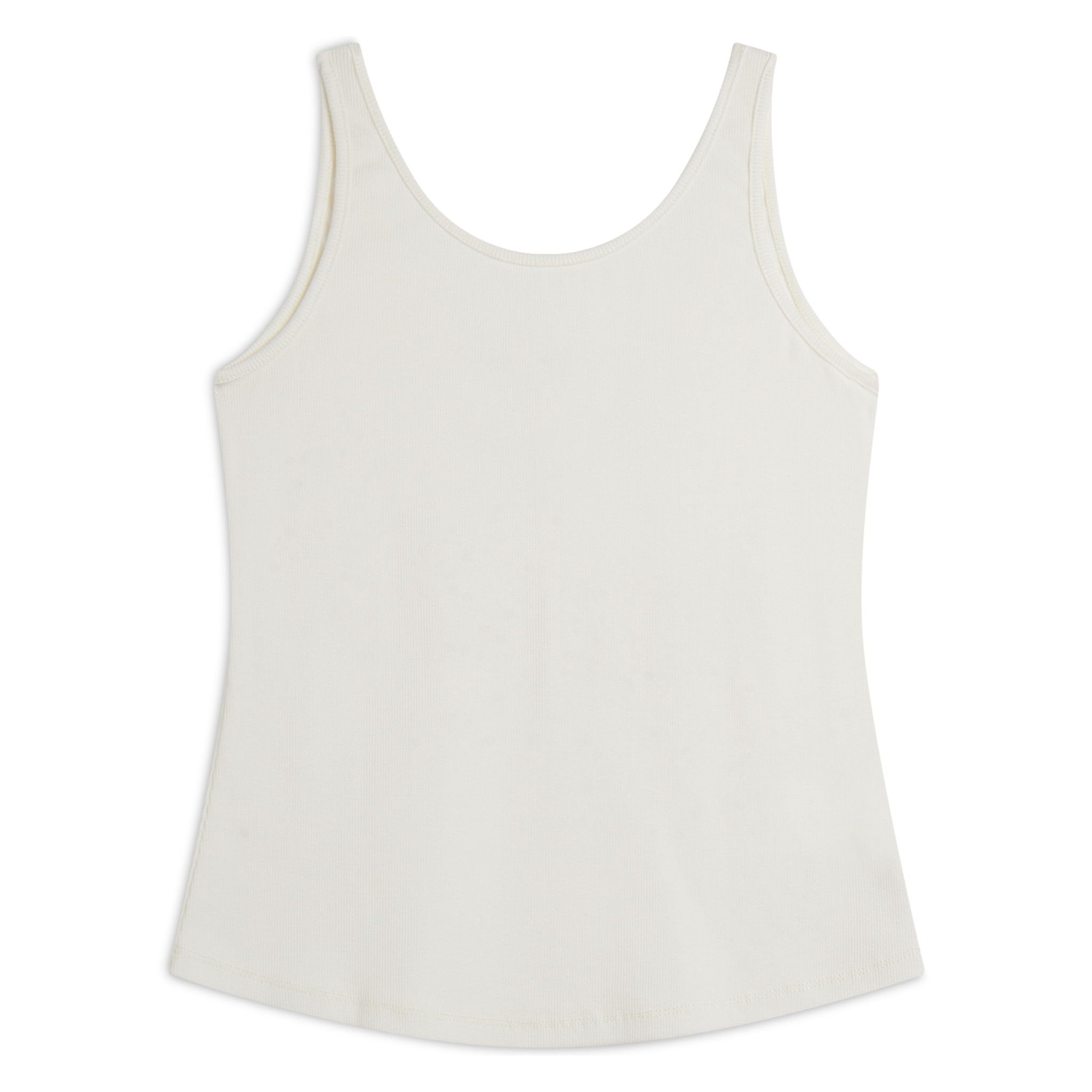 Canotta in cotone elasticizzato con ampio scollo posteriore