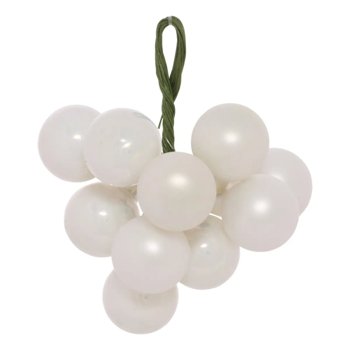 BDN VERRE GRAPPE BLANC 2CM X10