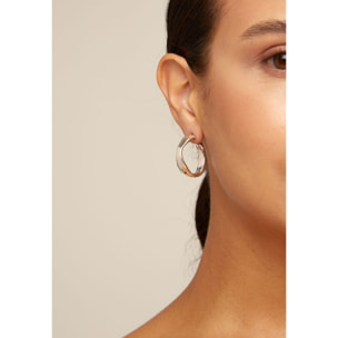 Pendiente Open your mind PLATEADO U