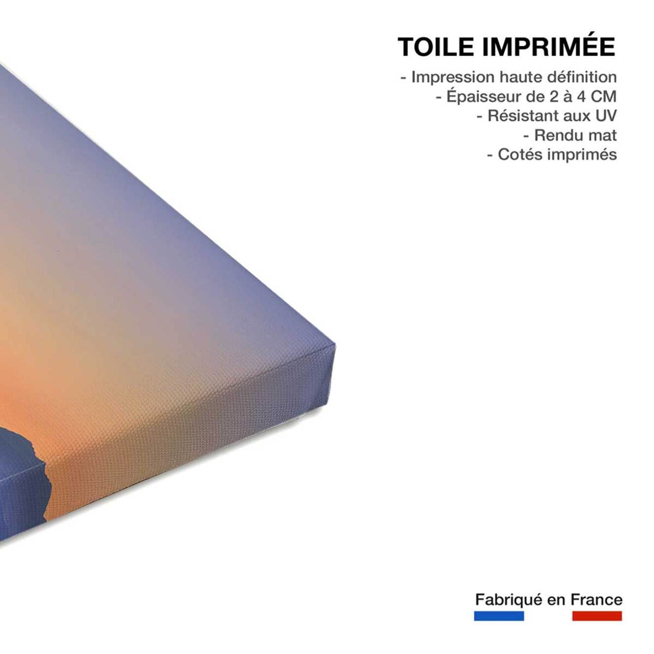 Tableau Mystique montagne Toile imprimée