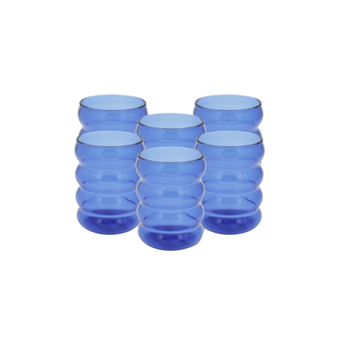 Lot de 6 verres, SANTORIN