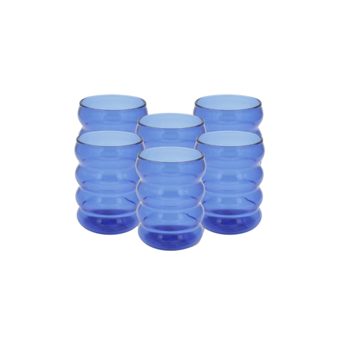 Lot de 6 verres, SANTORIN