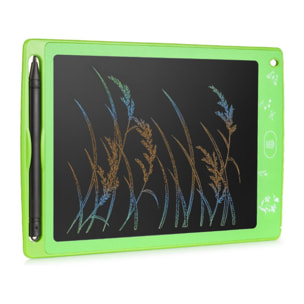 Tableta LCD portátil de dibujo y escritura con fondo multicolor de 8,5 pulgadas