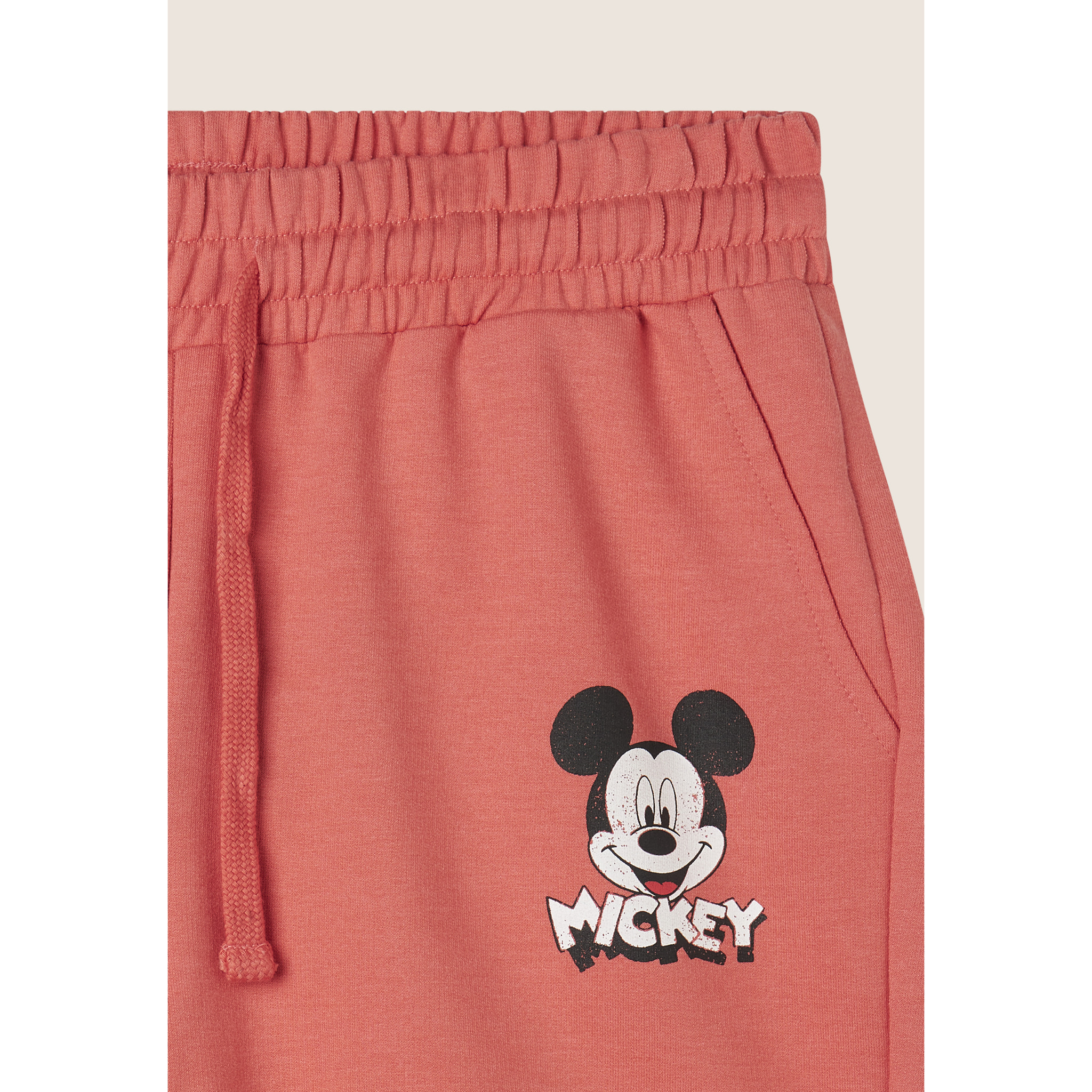 Pantaloncini regular fit con stampa Mickey Mouse