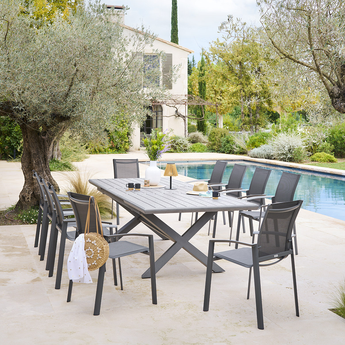 Table de jardin extensible Axiome