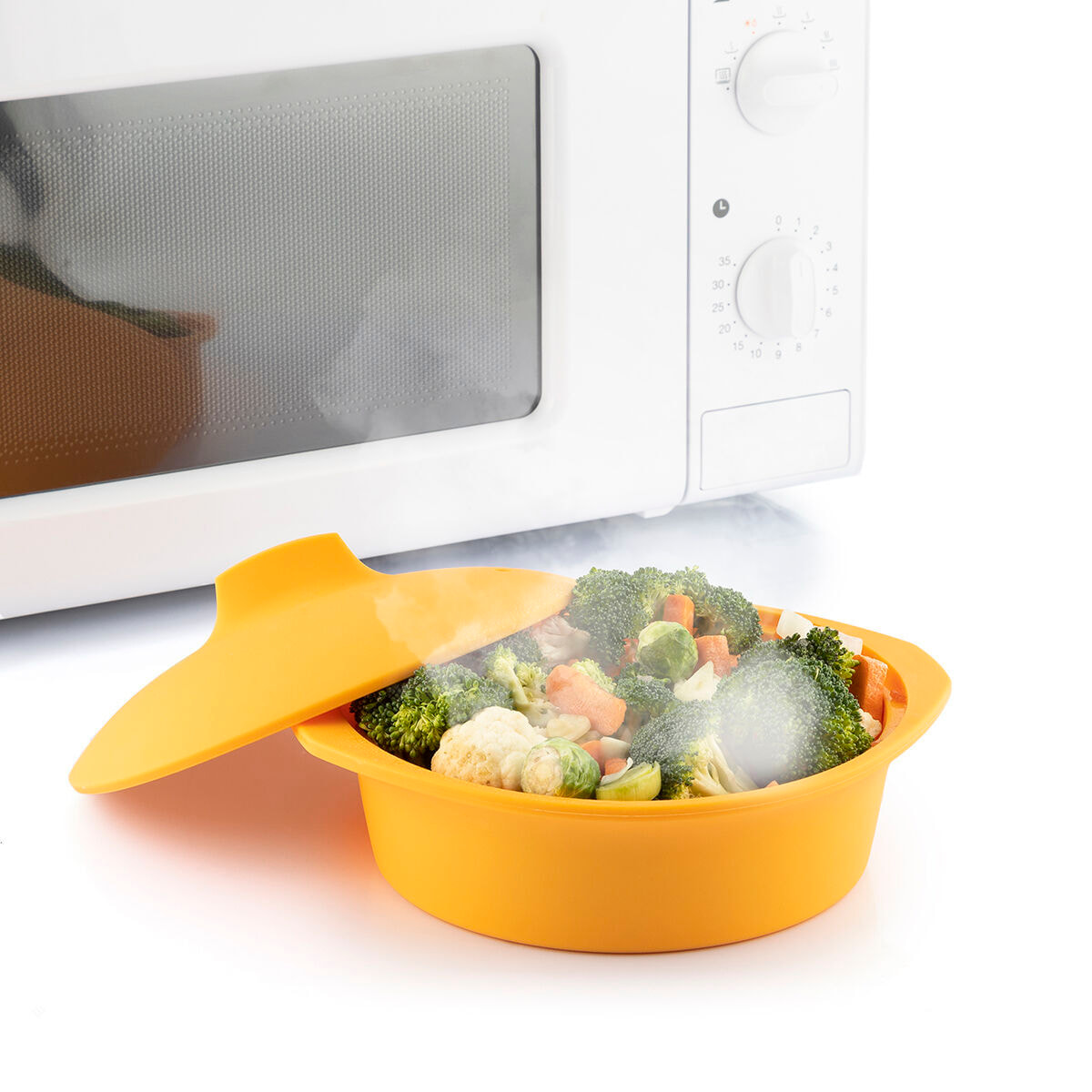 Vaporiera in Silicone Multifunzione con Ricette Silicotte InnovaGoods