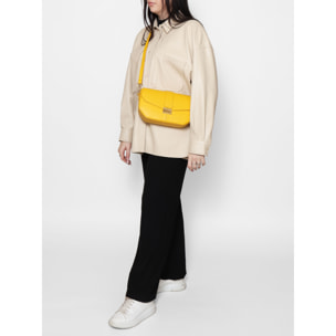 Borsa a spalla da donna - Modello False - Vera pelle - 27.0 x 15.0 x 7.0 cm