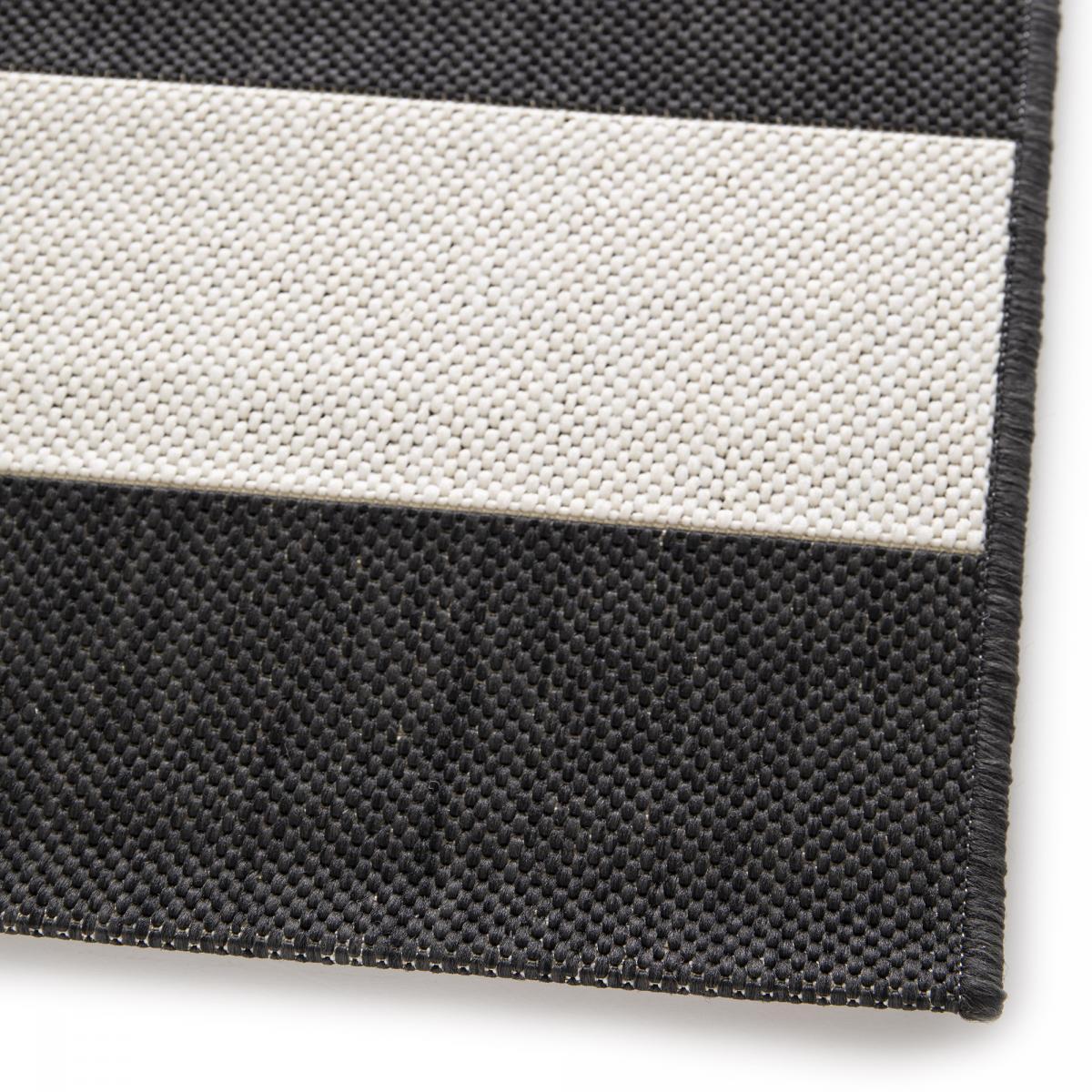 Tapis salon et chambre tissé motif faux uni ROTA