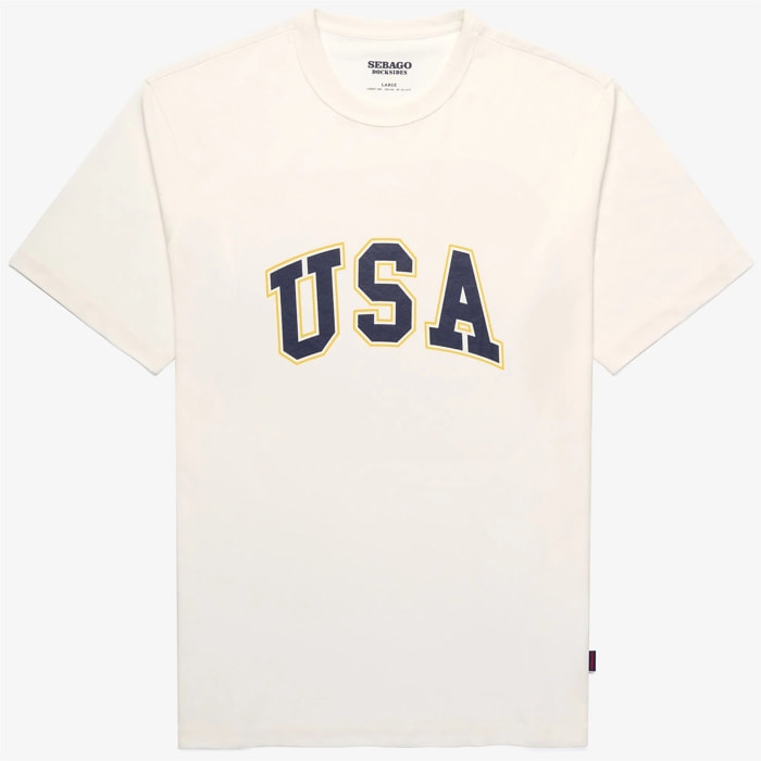 Sebago - T-Shirts & Top Uomo Bianco - DANFORTH