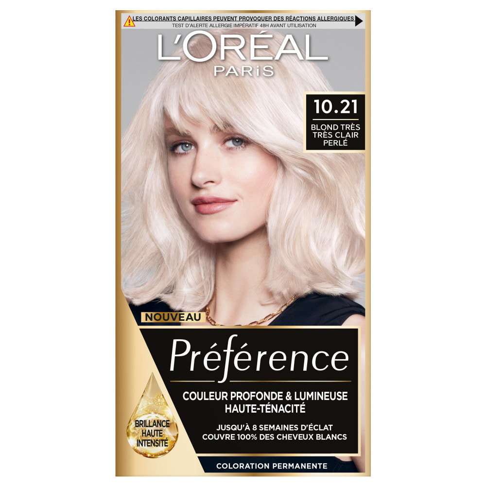 L'Oréal Paris Préférence Coloration 10.21 Stockholm