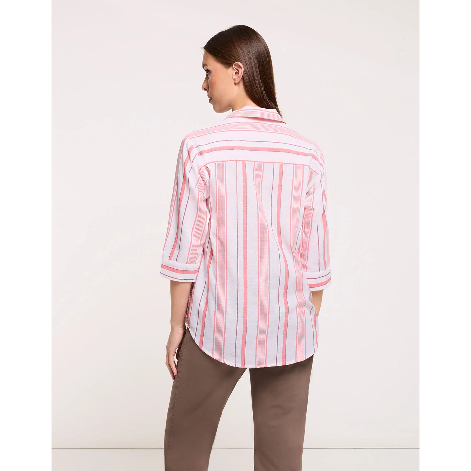 Camisa Media Manga Rosa - Sawira