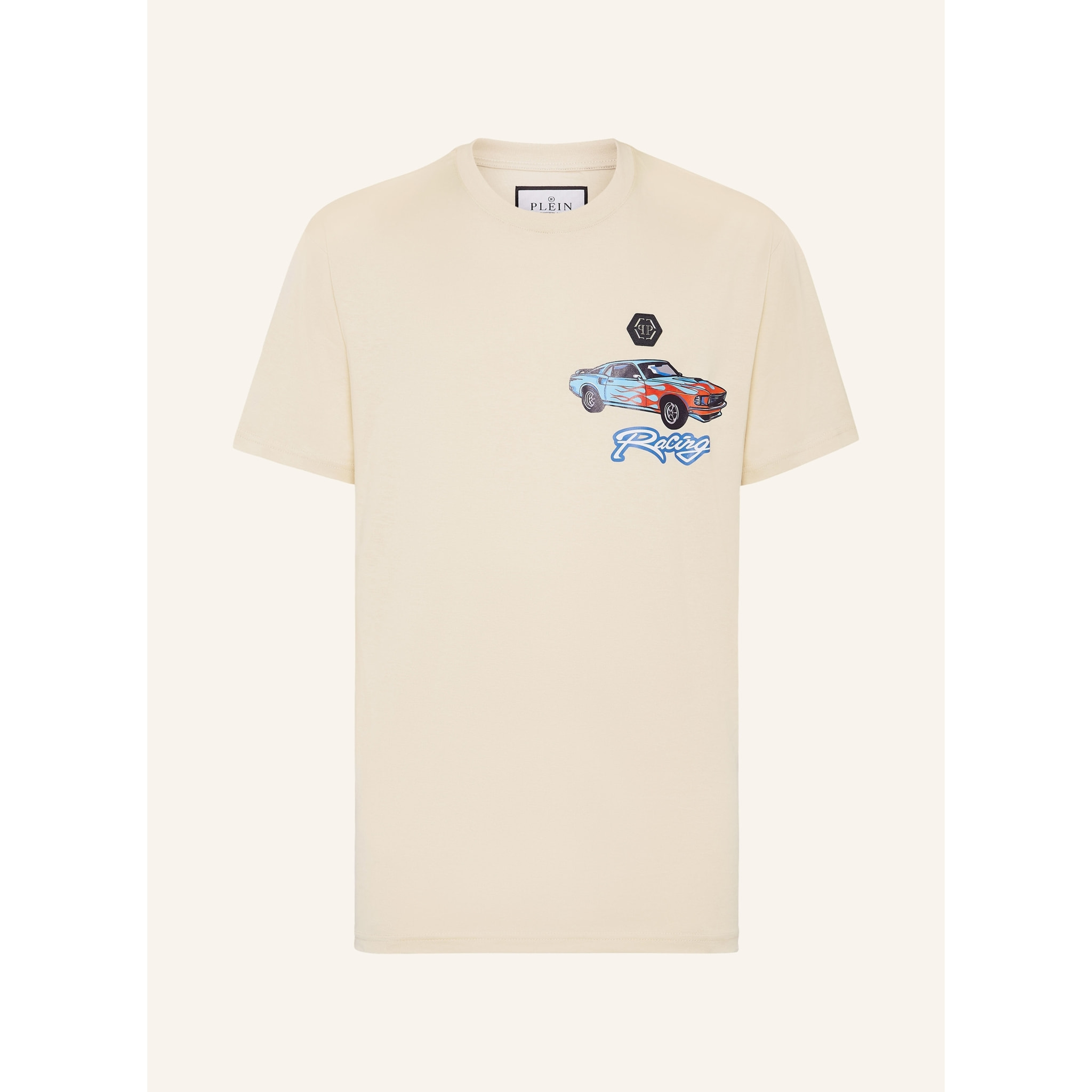 PHILIPP PLEIN T-Shirt Round Neck RACING