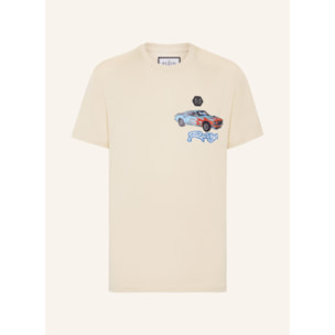 PHILIPP PLEIN T-Shirt Round Neck RACING