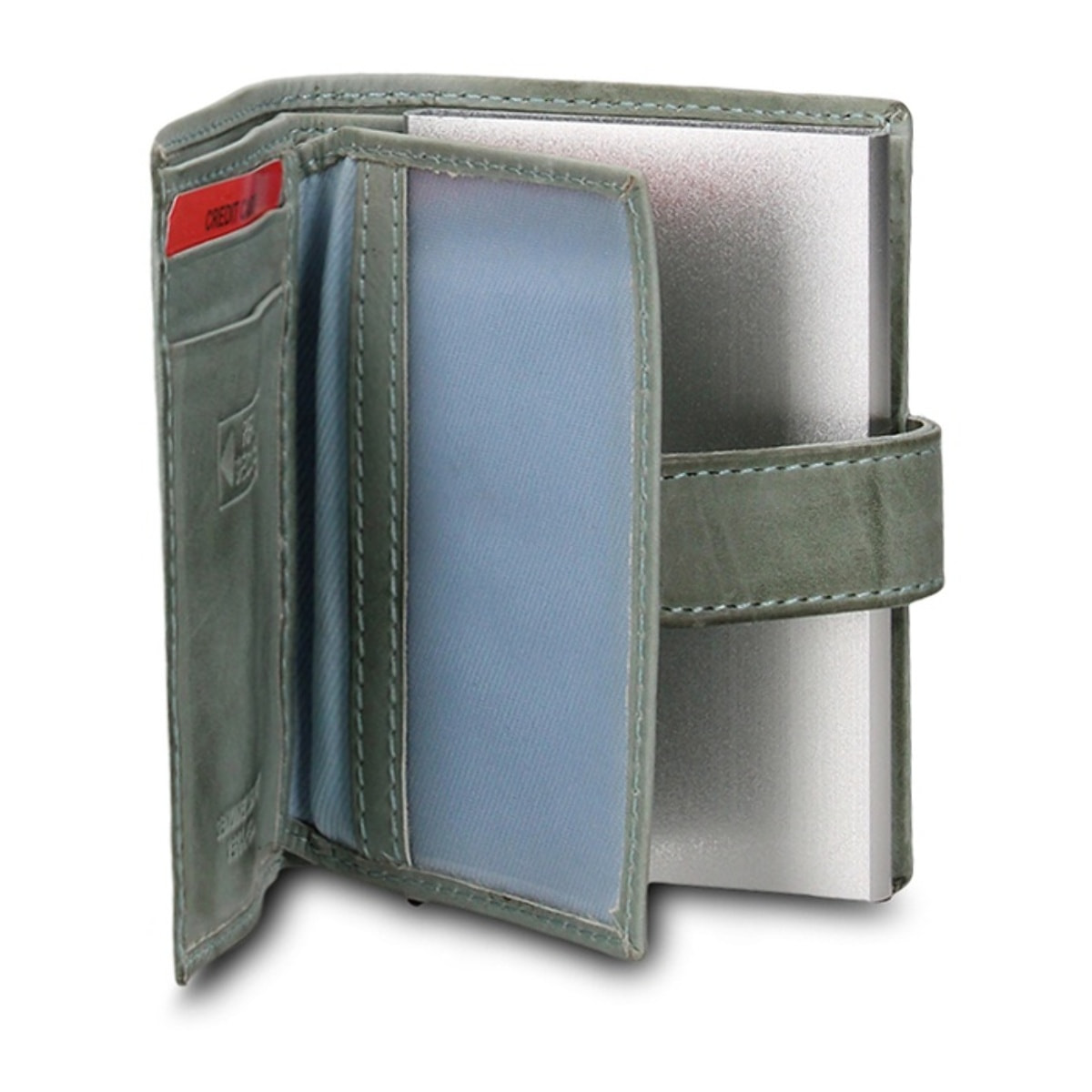 Portafoglio uomo in vera pelle - Modello Astor Prime - Casual - 7.5 x 10.0 x 2.0 cm