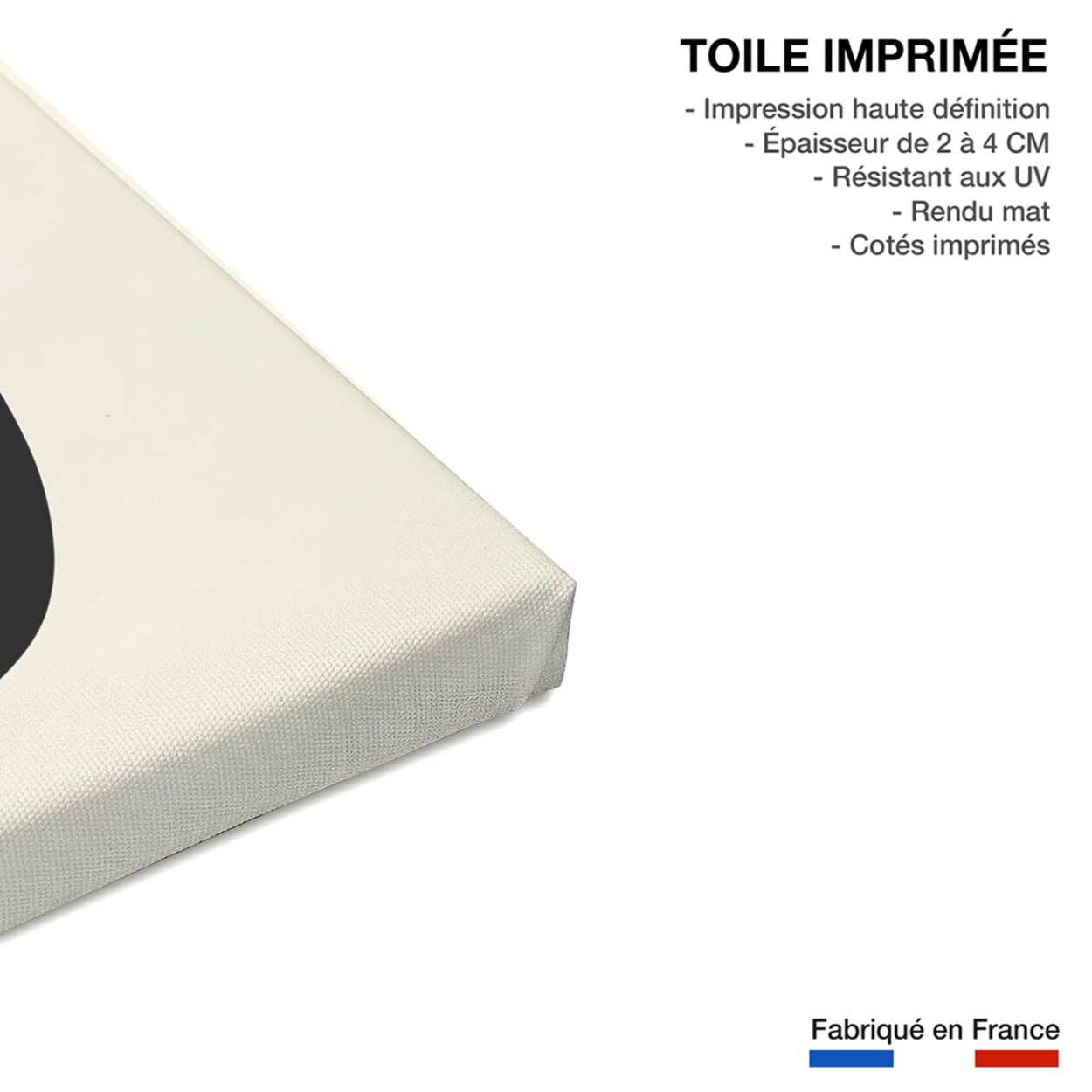 Tableau line art bold I Toile imprimée