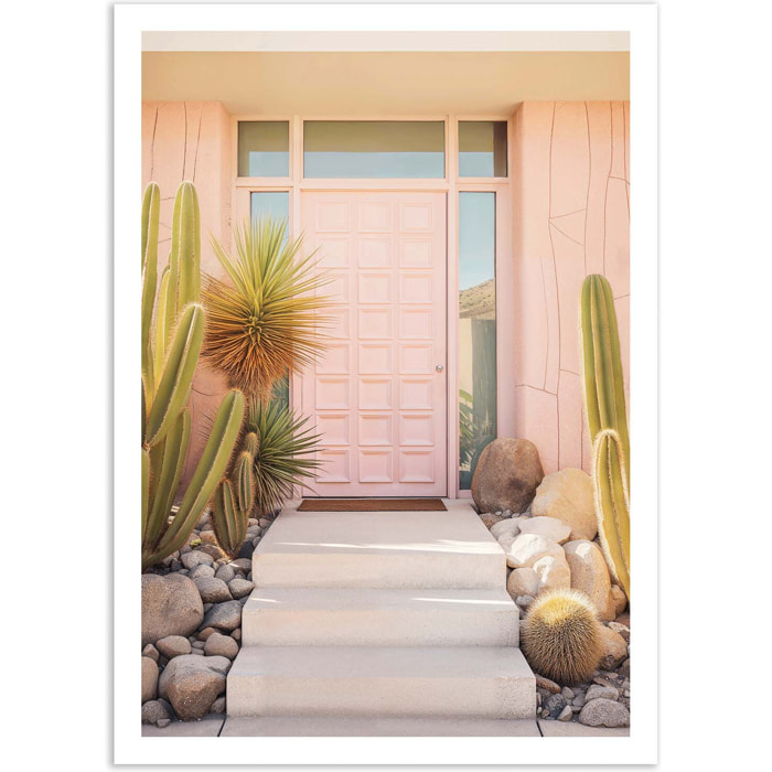 Affiche - Pink Palm Springs - Philippe Hugonnard