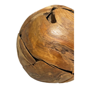 Boule décorative D. 30 cm en racine de bois de teck – TECK BALL
