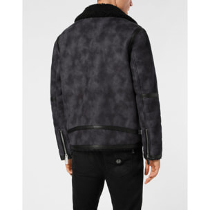 PHILIPP PLEIN Biker Jacket ICONIC PLEIN