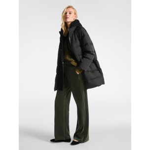 Elena Mirò - Piumino in due tessuti - Nero