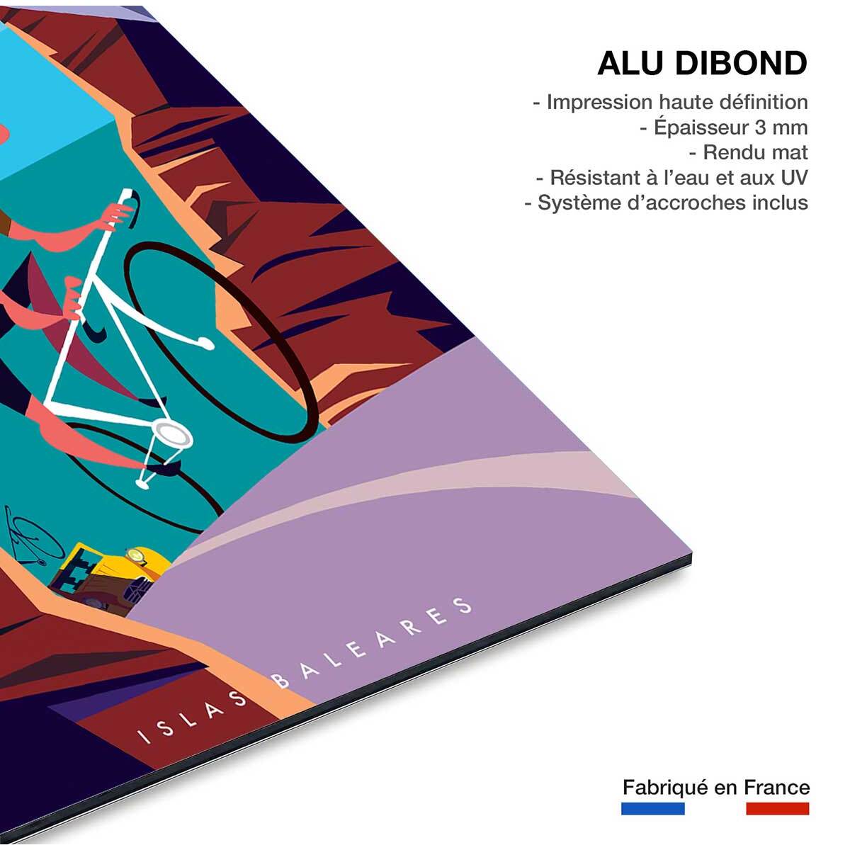 Tableau  mallorca Tableau alu Dibond