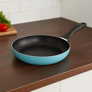 Sartén de Ø28x5cm en Aluminio prensado color Azul celeste mate