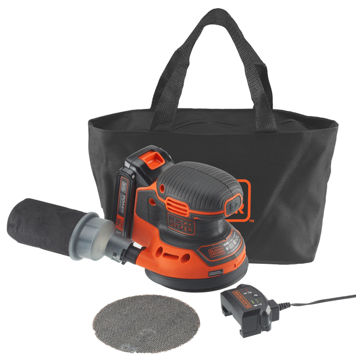 Ponceuse excentrique 125 mm 18V 1,5Ah Lithium​
