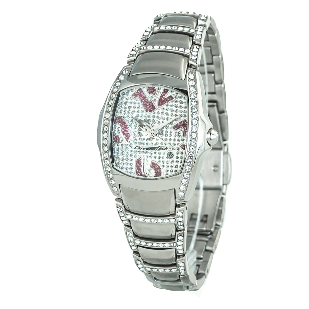 Reloj Chronotech CT7896SS-71M Mujer Analogico Cuarzo con Correa de Acero