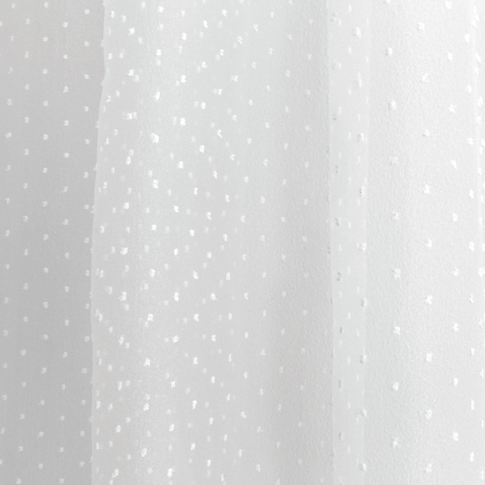 Voilage plumetis en organza avec œillets - Blanc