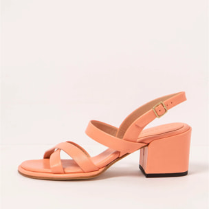 Sandalias con tacón S3173 NAPPA PEACH PINK/ FABER color Peach pink