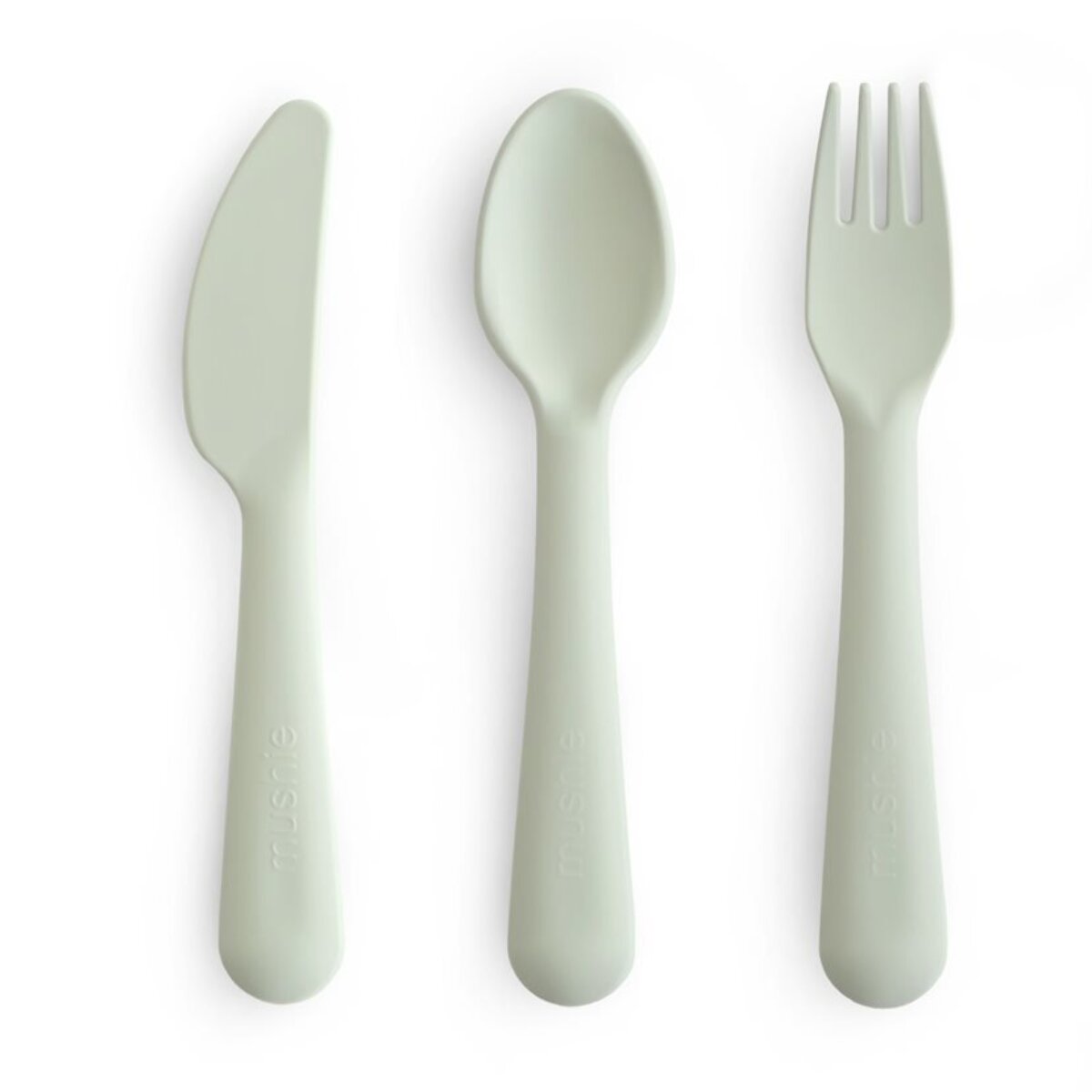 Mushie Pack Cubiertos Solid