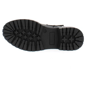 Armata di Mare Scarpe Donna Chunky Platform Ankle Boots con Zip Laterale AMD W52H23 Black