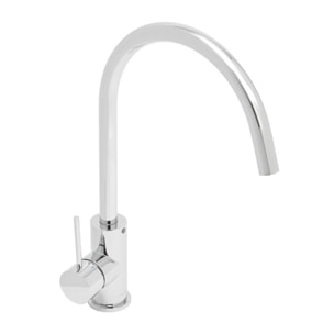 Aurum mitigeur de cuisine 36,3 cm à levier avec bras pivotant, chrome brillant (SATBAUR280CR)