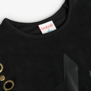 Camiseta punto elástico de niña -BCI