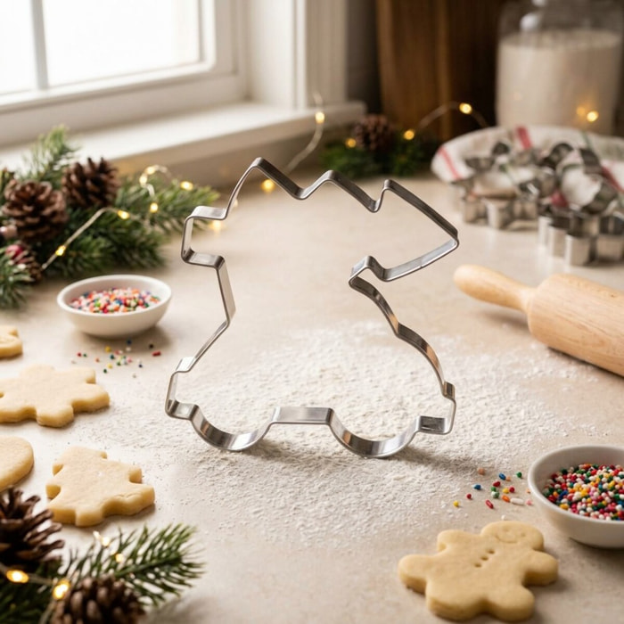 Emporte-pièce de Noël en forme de sapin couché sur une voiture Zenker Emporte-pièces