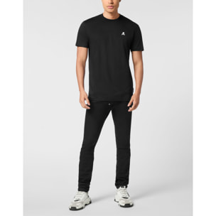 PHILIPP PLEIN Camiseta de cuello redondo y manga corta SKULL