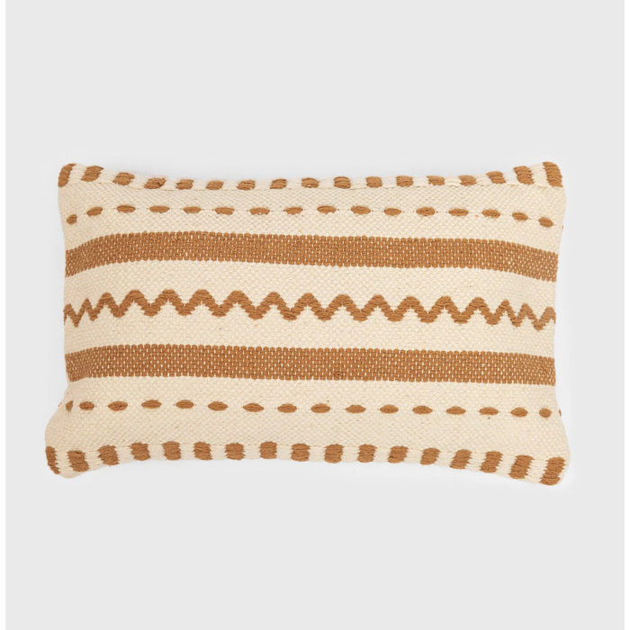 Cojín rectangular algodón Leito 30x50 - funda + relleno
