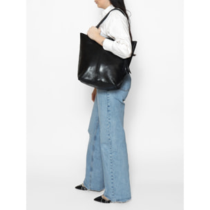 Borsa a mano da donna - Modello Althea - Vera pelle - 41.0 x 36.0 x 19.0 cm
