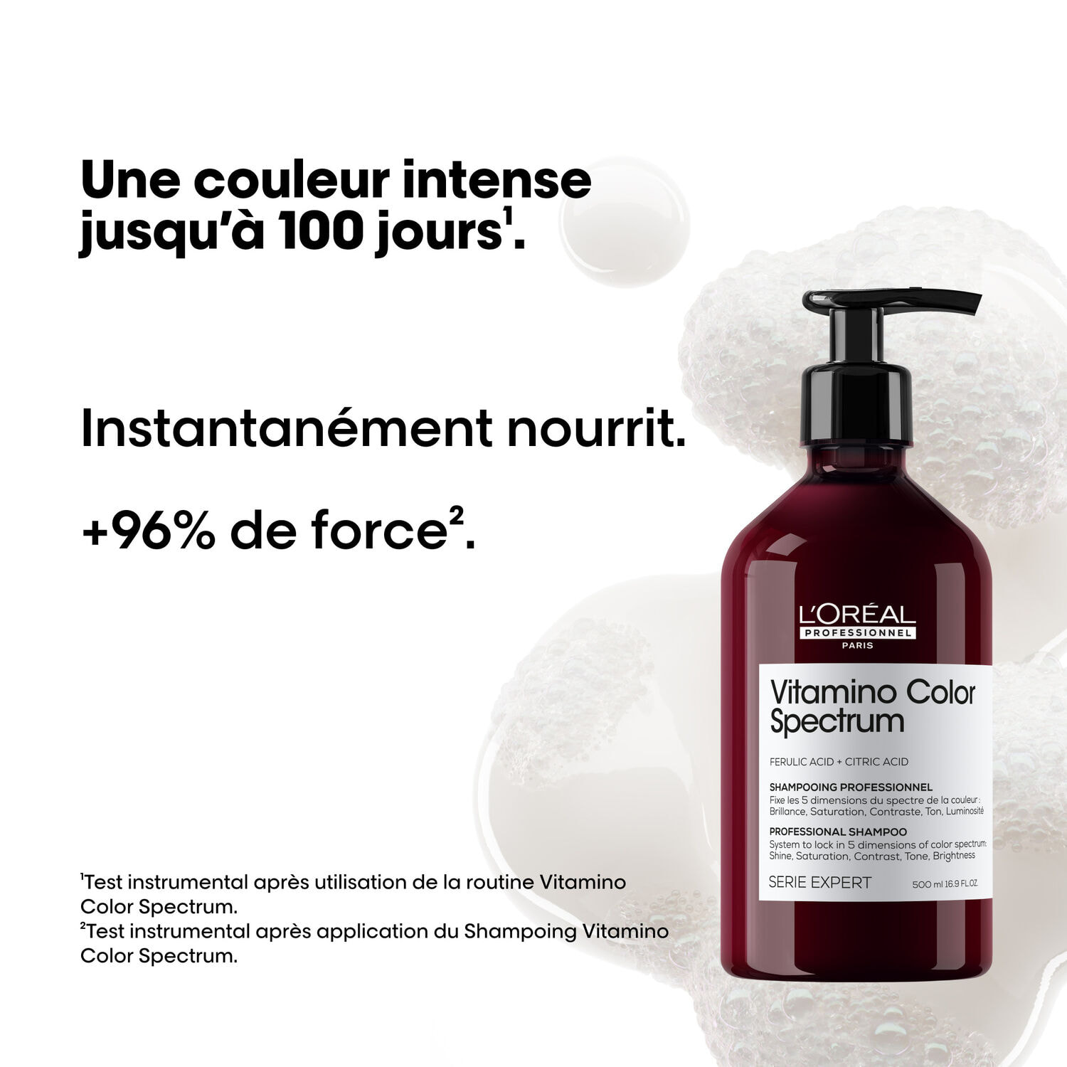 Série Expert Vitamino Color Spectrum - Shampoing protecteur pour cheveux colorés 500 ml