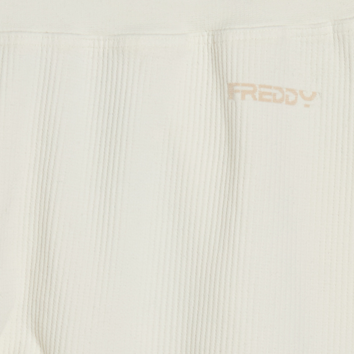 Leggings 7/8 a vita altissima in tessuto seamless a costine