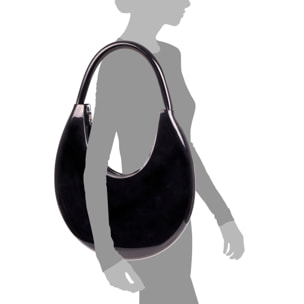 Villabate bolso de hombro de pvc brillante.