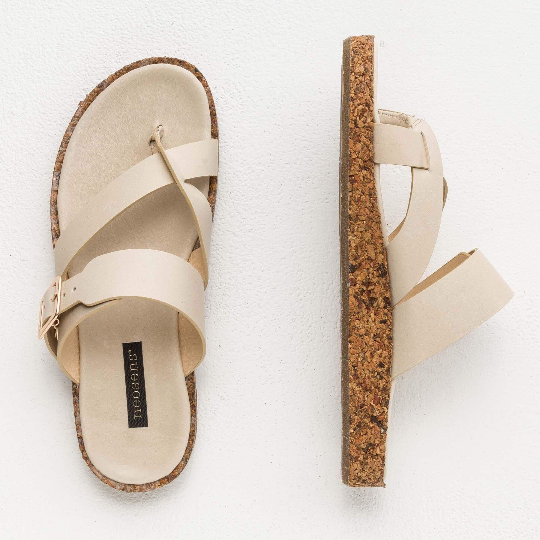 Sandalias S3214 RESTORED SKIN CREAM / TARDANA color Cream