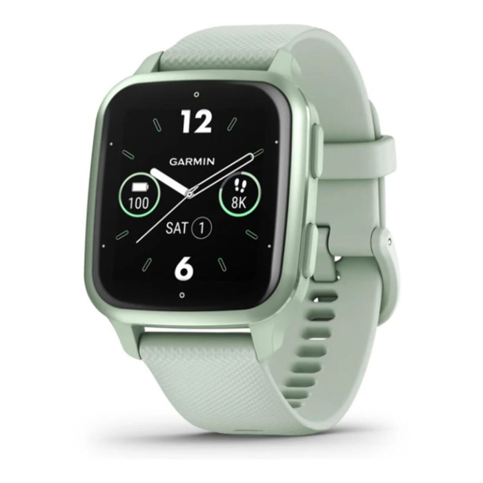 Montre sport GARMIN Venu Sq 2 Metallic Mint