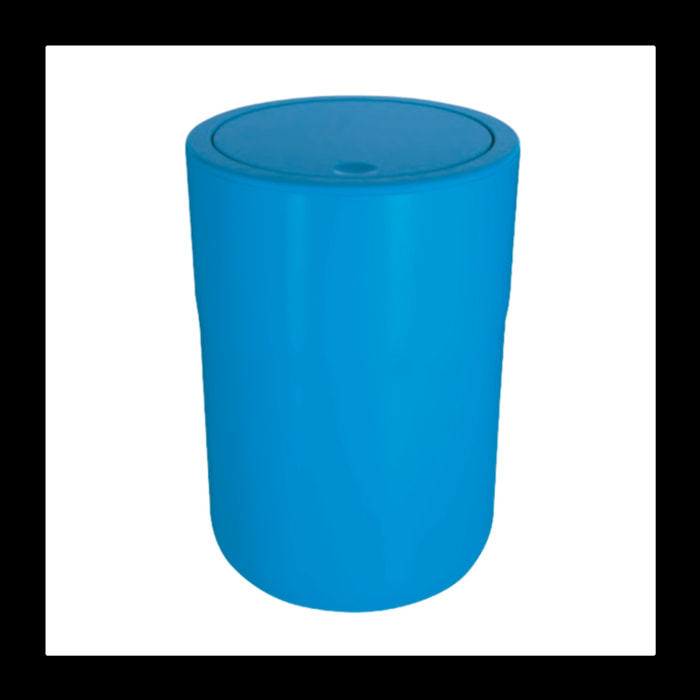 Poubelle à bascule 5L COCCO Bleu Spirella