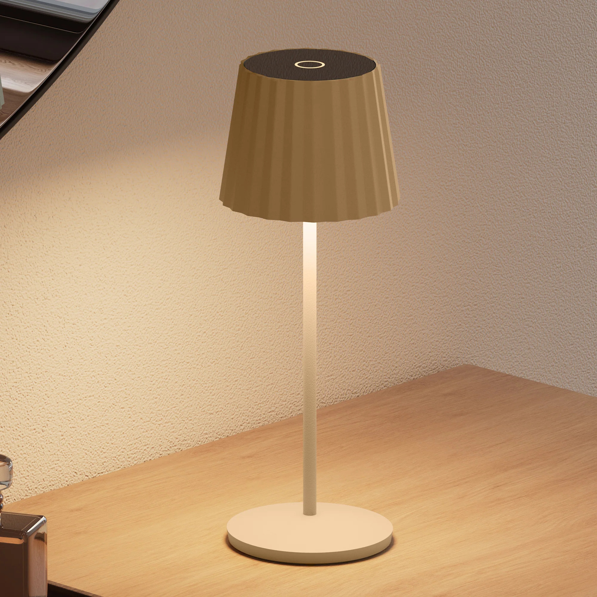 6 Lampe de table ABBY + Socle de charge