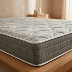 Colchón Viscoelástico + Espuma HR | 23cm de altura | Antiácaros | Firmeza Alta | Sueño Regenerador | Ceramic